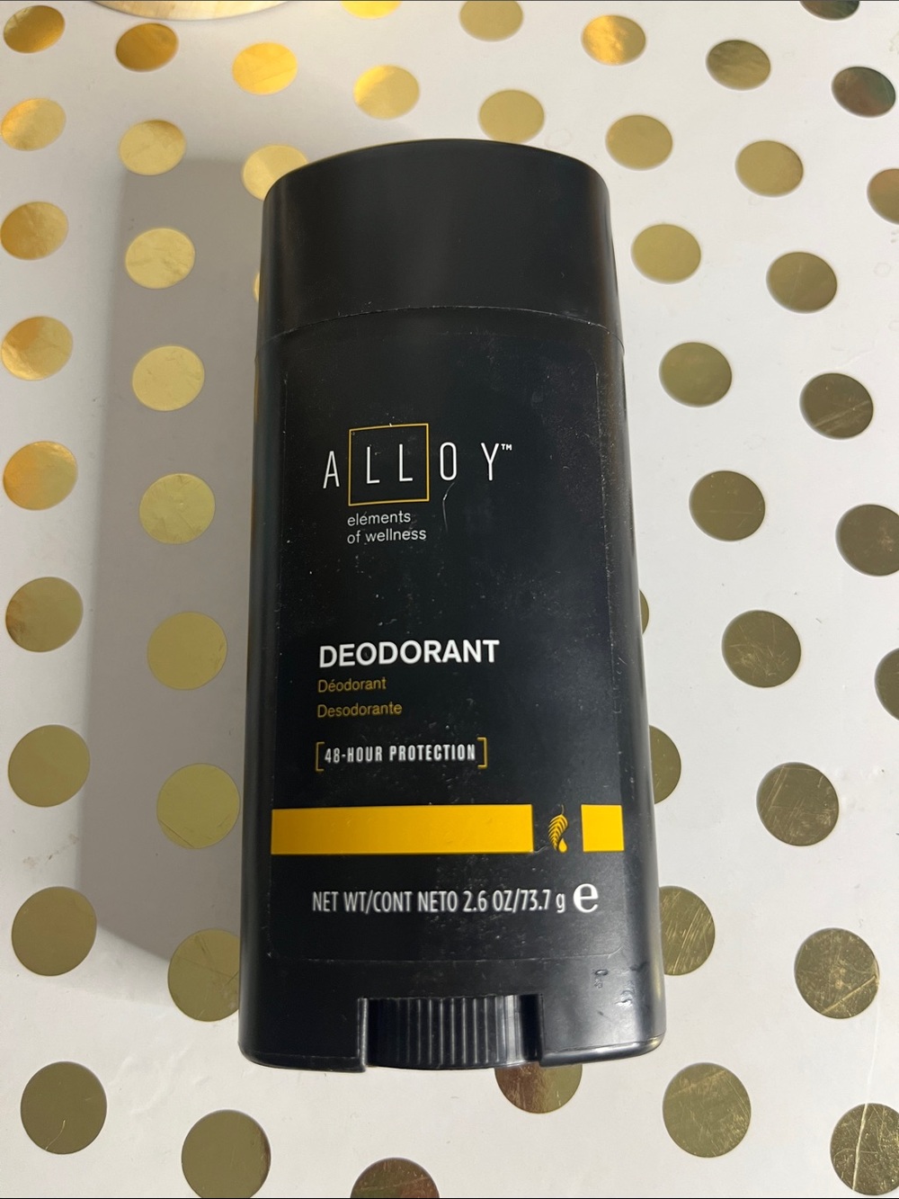 ALLOY Black Deodorant Stick for Women – 48-Hour Protection